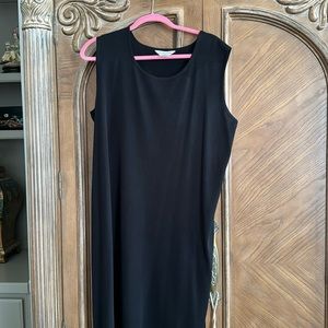Sleeveless black dress